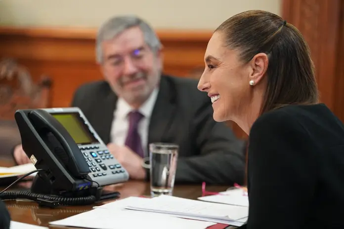 Sheinbaum y Trump conversan por teléfono; ambos coinciden que en seguridad “vamos muy bien”