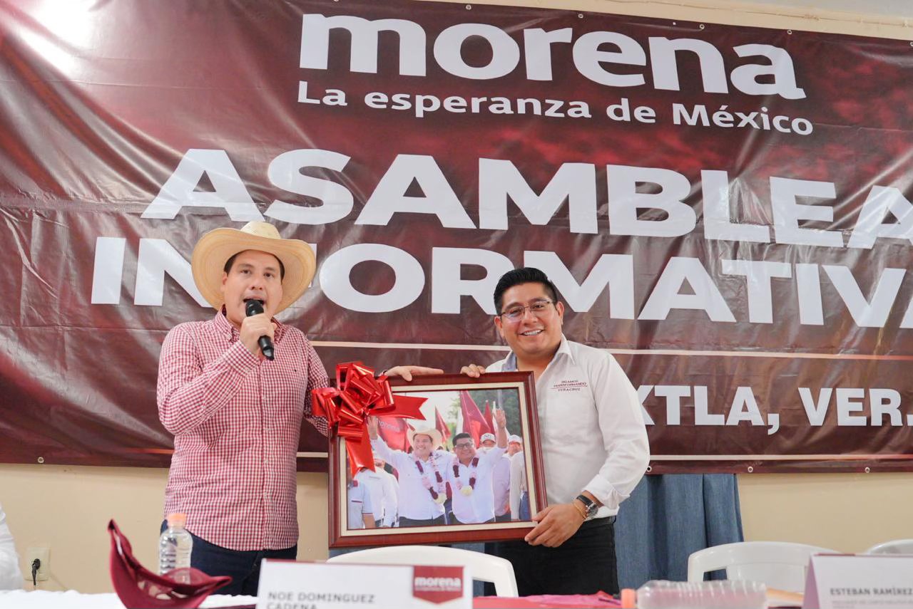 Realizan asamblea informativa en Santiago Tuxtla para fortalecer la unidad y la Transformación