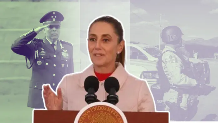 Sheinbaum presenta a Guillermo Briseño, el nuevo comandante de la Guardia Nacional