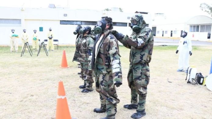 Realizan entrenamiento de la SEMAR en Laguna Verde