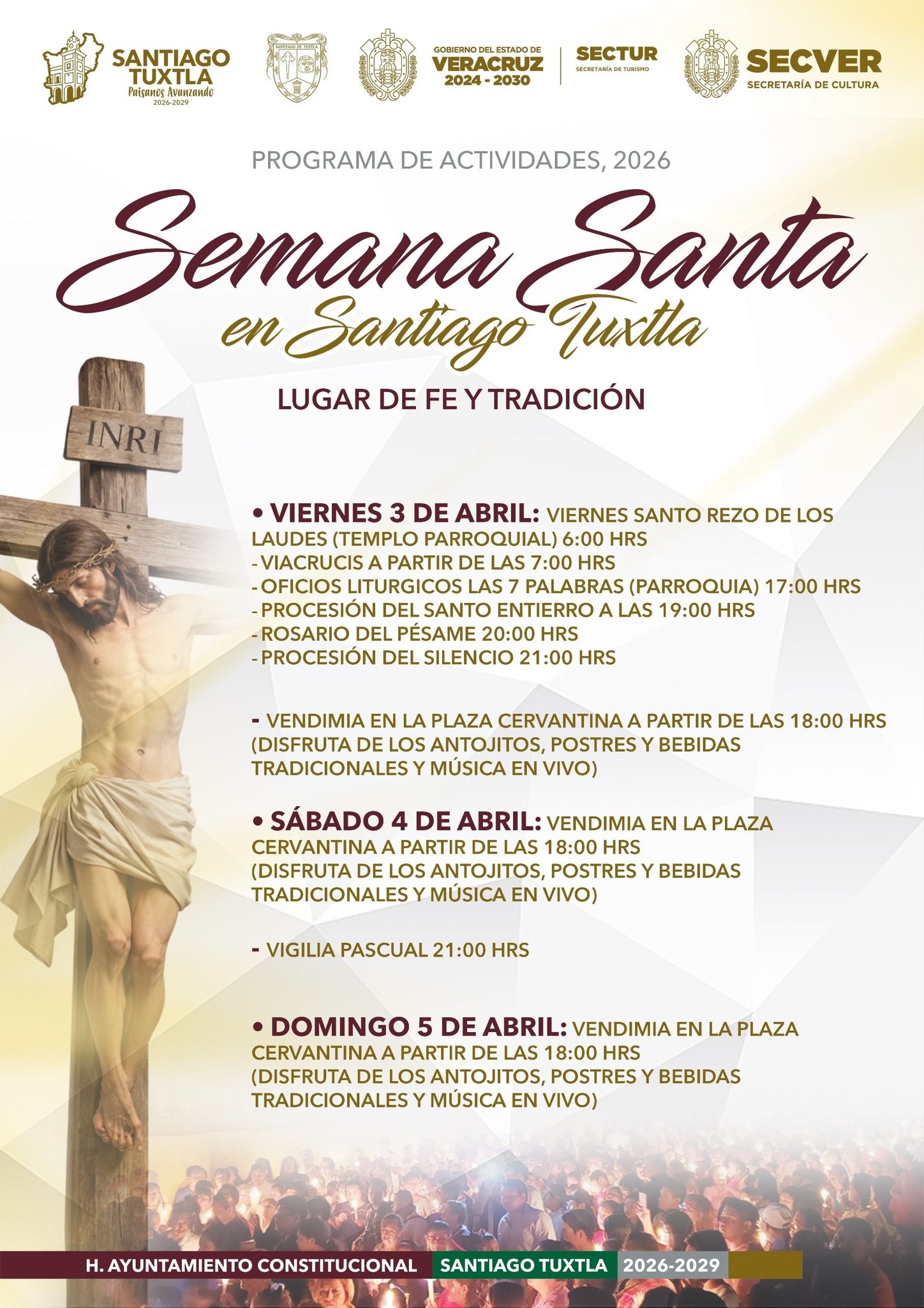 Santiago Tuxtla, donde la fe se convierte en tradición, cultura y unión familiar.