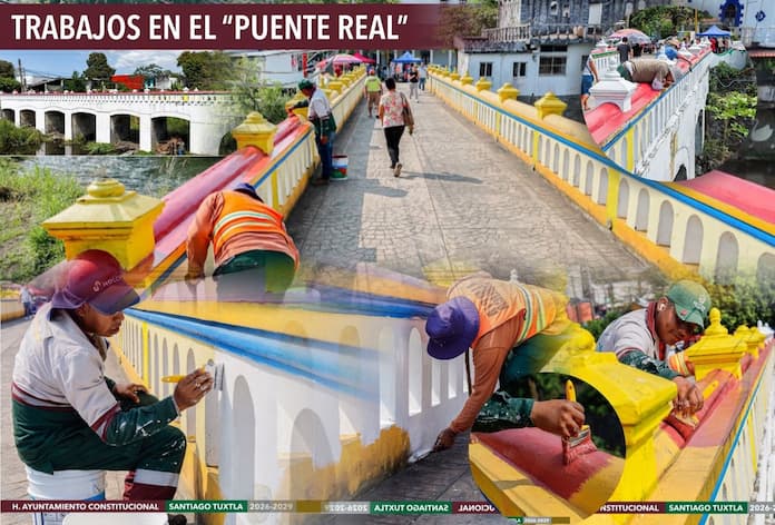 Refuerzan acciones para mejorar la imagen urbana en Santiago Tuxtla