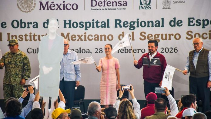 ‘Sinaloa no está solo’: Claudia Sheinbaum arranca construcción de mega hospital del IMSS en Culiacán