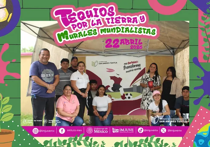 #TecNMITSSATEnAcción | 𝑻𝒆𝒄𝑵𝑴 𝑺𝒂𝒏 𝑨𝒏𝒅𝒓𝒆́𝒔 𝑻𝒖𝒙𝒕𝒍𝒂 𝒔𝒆 𝒖𝒏𝒆 𝒂 “𝑻𝒆𝒒𝒖𝒊𝒐𝒔 𝒑𝒐𝒓 𝒍𝒂 𝑻𝒊𝒆𝒓𝒓𝒂 𝒚 𝑴𝒖𝒓𝒂𝒍𝒆𝒔 𝑴𝒖𝒏𝒅𝒊𝒂𝒍𝒊𝒔𝒕𝒂𝒔”.