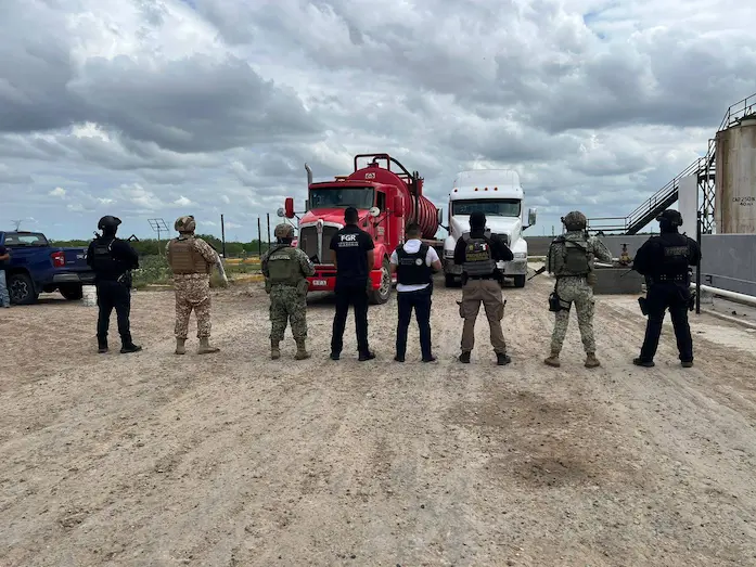 Localizan pipa con reporte de robo dentro de subestación de Pemex en Reynosa, Tamaulipas