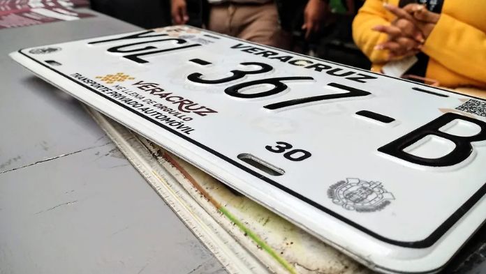 Este será el nuevo precio del alta y canje de placas en Veracruz tras abril 2026