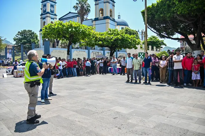 Ayuntamiento de San Andrés Tuxtla participa en el Simulacro Nacional 2026