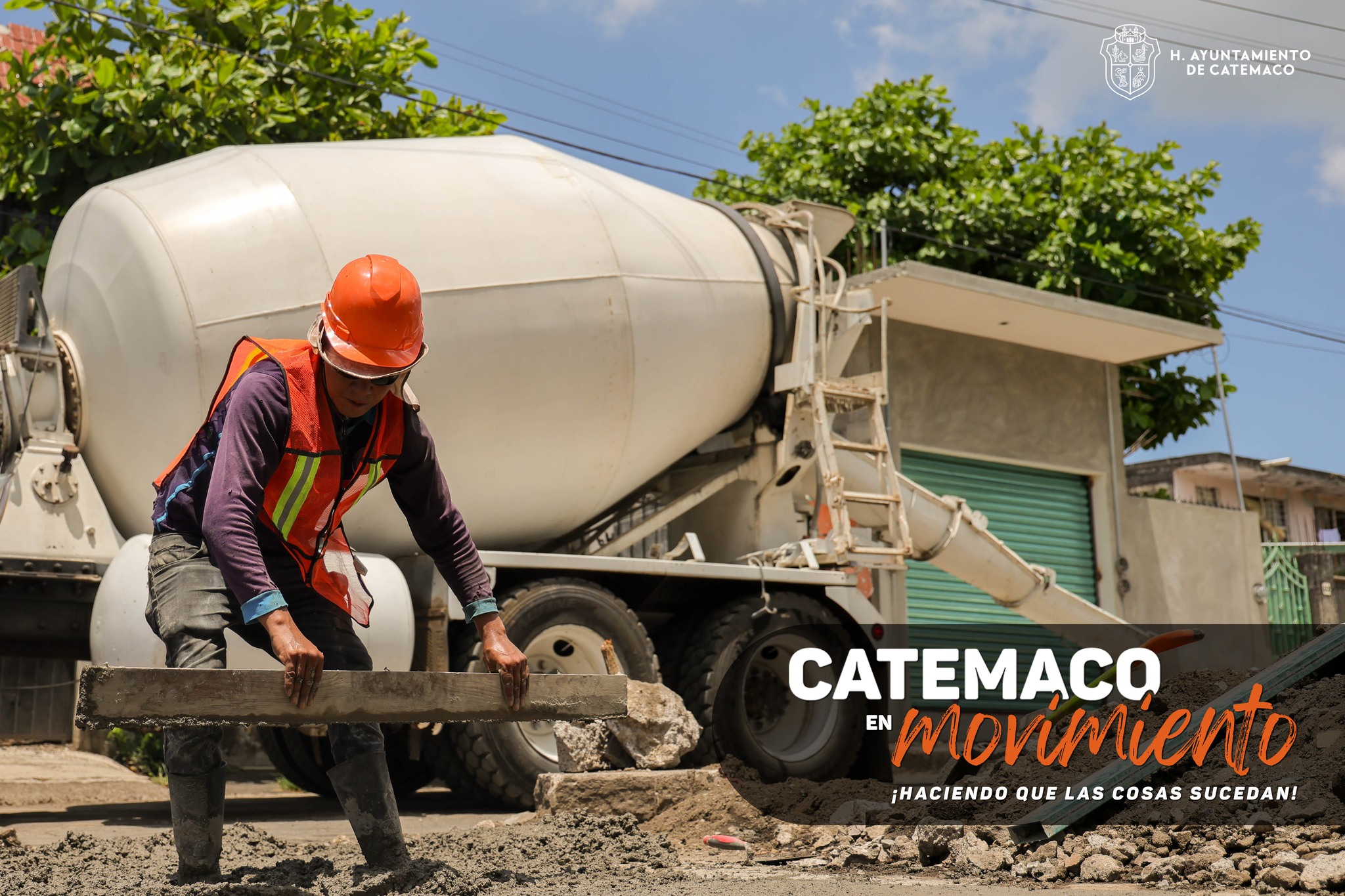 Seguimos avanzando en la atención y mejoramiento de las vialidades de Catemaco.