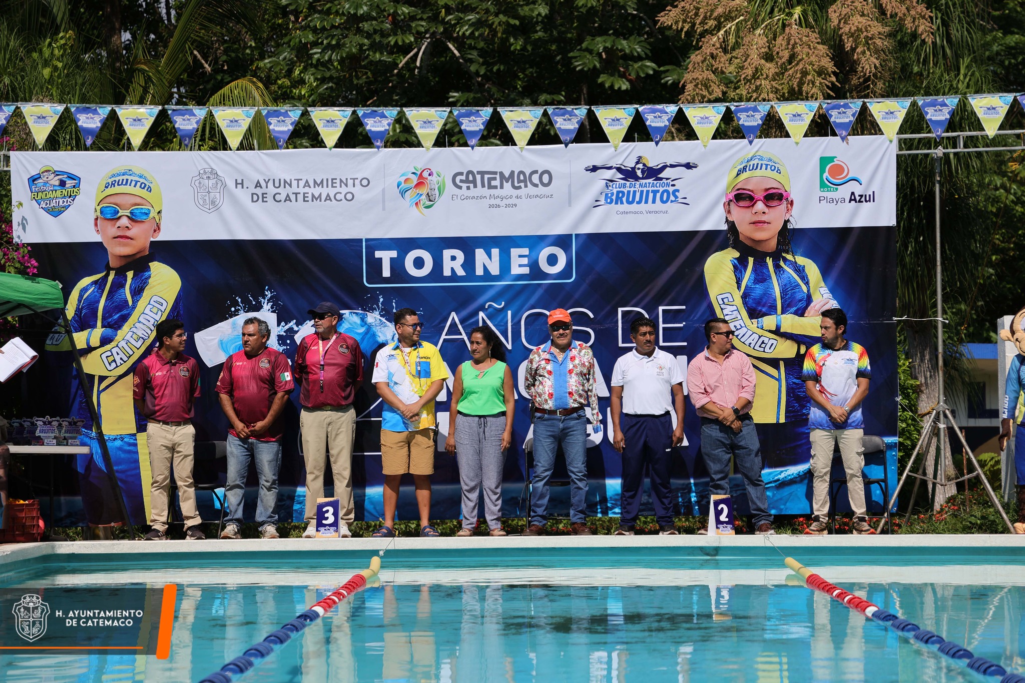 151 nadadores hacen historia en la Segunda Etapa del Festival Acuático “Los Tuxtlas”