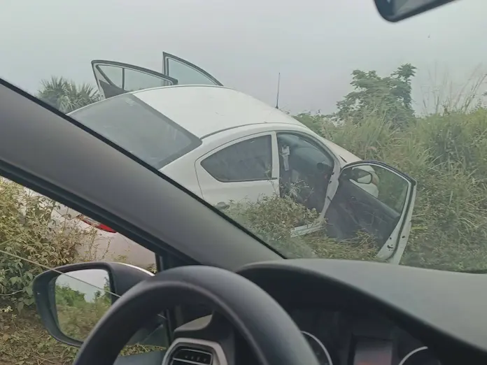 Accidente en puente el Mostal deja un lesionado en la carretera Santiago Tuxtla–Isla