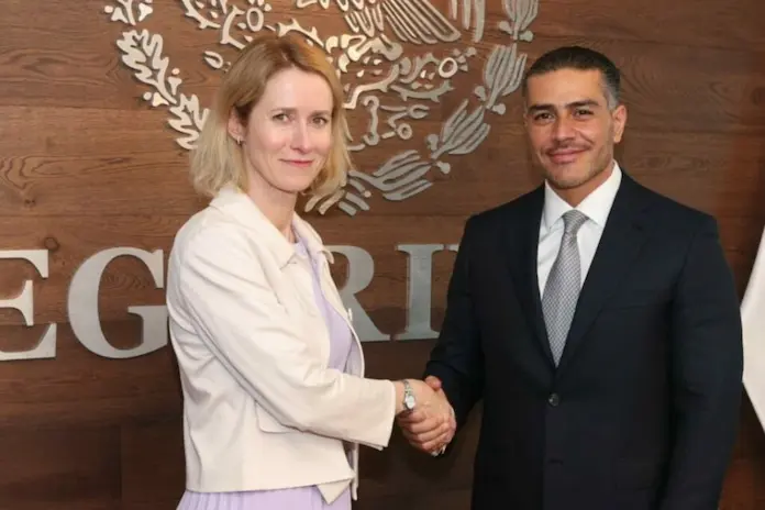García Harfuch se reúne con vicepresidenta de Comisión Europea; fortalecen cooperación en seguridad