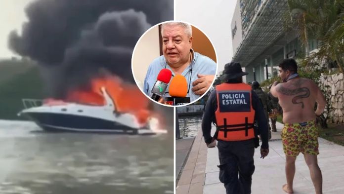 Sólo los rufianes dan explicaciones: Manuel Huerta tras mensajes de Zenyazen por incendio de yate