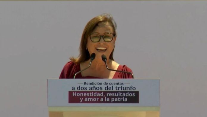 Rocío Nahle llama «cobardes» a MC, PAN y PRI por querer intervención extranjera en México