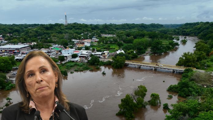 Rocío Nahle confirma deslaves y evacuación preventiva por fuertes lluvias en Veracruz