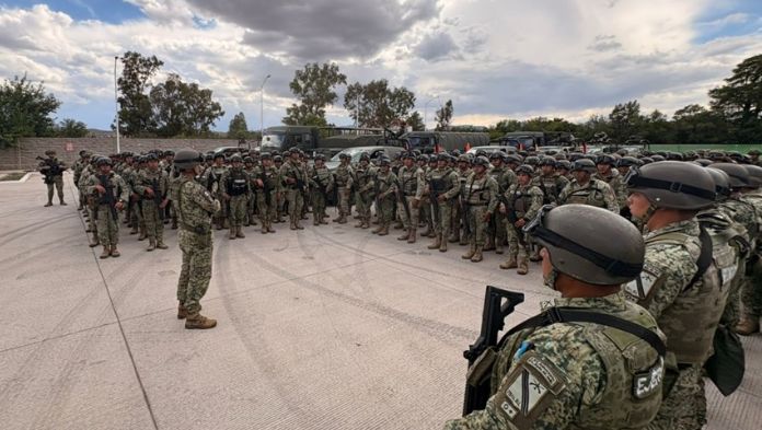 600 elementos del Ejército Mexicano refuerzan seguridad en Durango