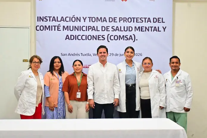 Instala San Andrés Tuxtla Comité Municipal de Salud Mental y Adicciones