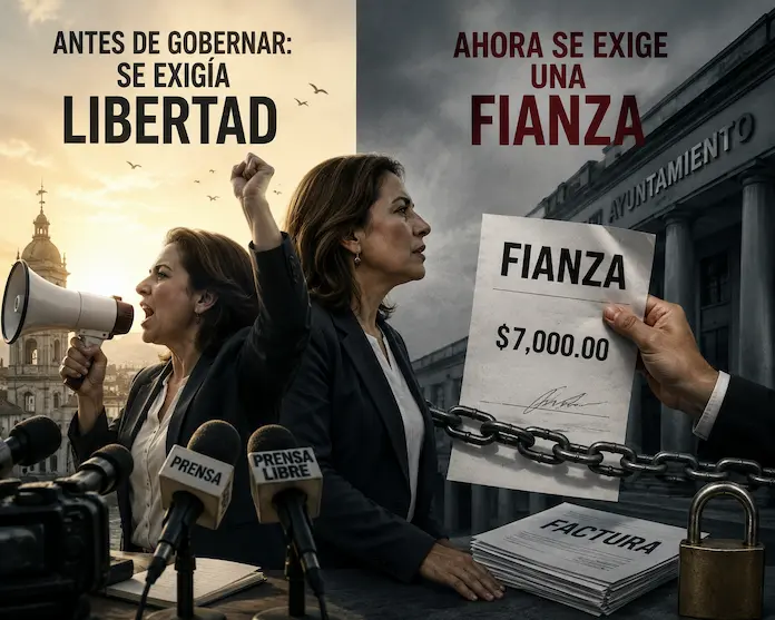 Bitácora Política: Antes de gobernar, se exigía libertad; ahora se exige una fianza