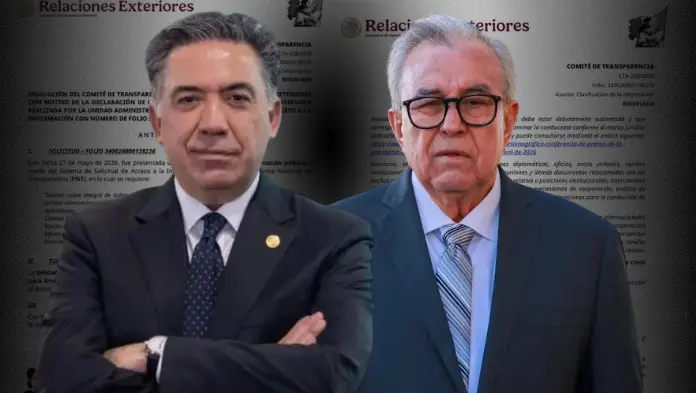 SRE reserva por cinco años información sobre el caso Rocha Moya e Inzunza