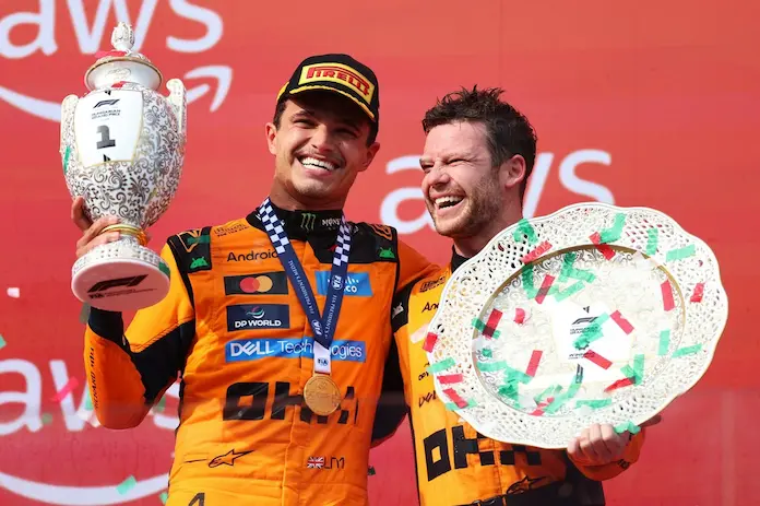 Norris gana el GP de Hungría; ‘Checo’ Pérez abandonó la carrera