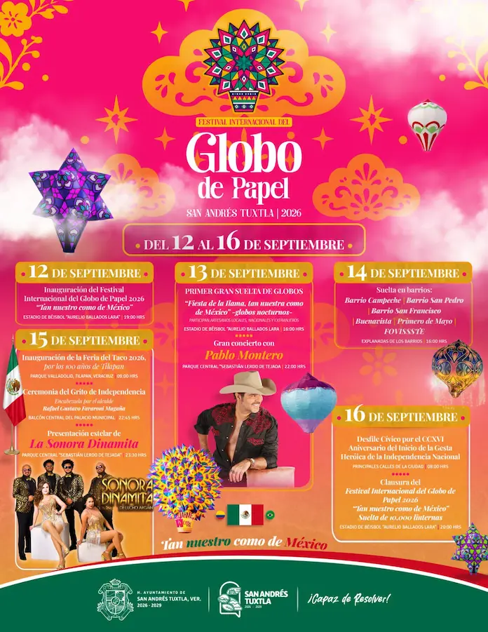 San Andrés Tuxtla volverá a iluminar el cielo con uno de los festivales más emblemáticos de México