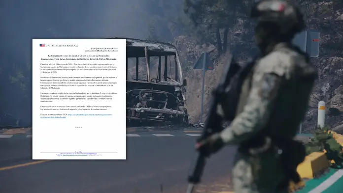 EEUU mantiene alerta de no viajar a Michoacán pese a reanudar actividades oficiales
