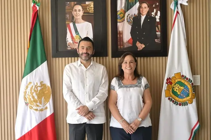 Rocío Nahle se reúne con el Auditor General de la ASF que junto al Orfis auditarán recursos de los 212 municipios